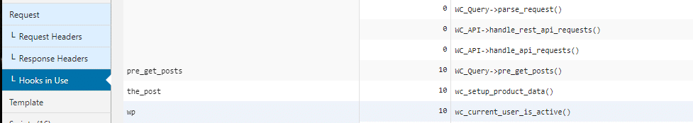 query monitors hooks in use functionality